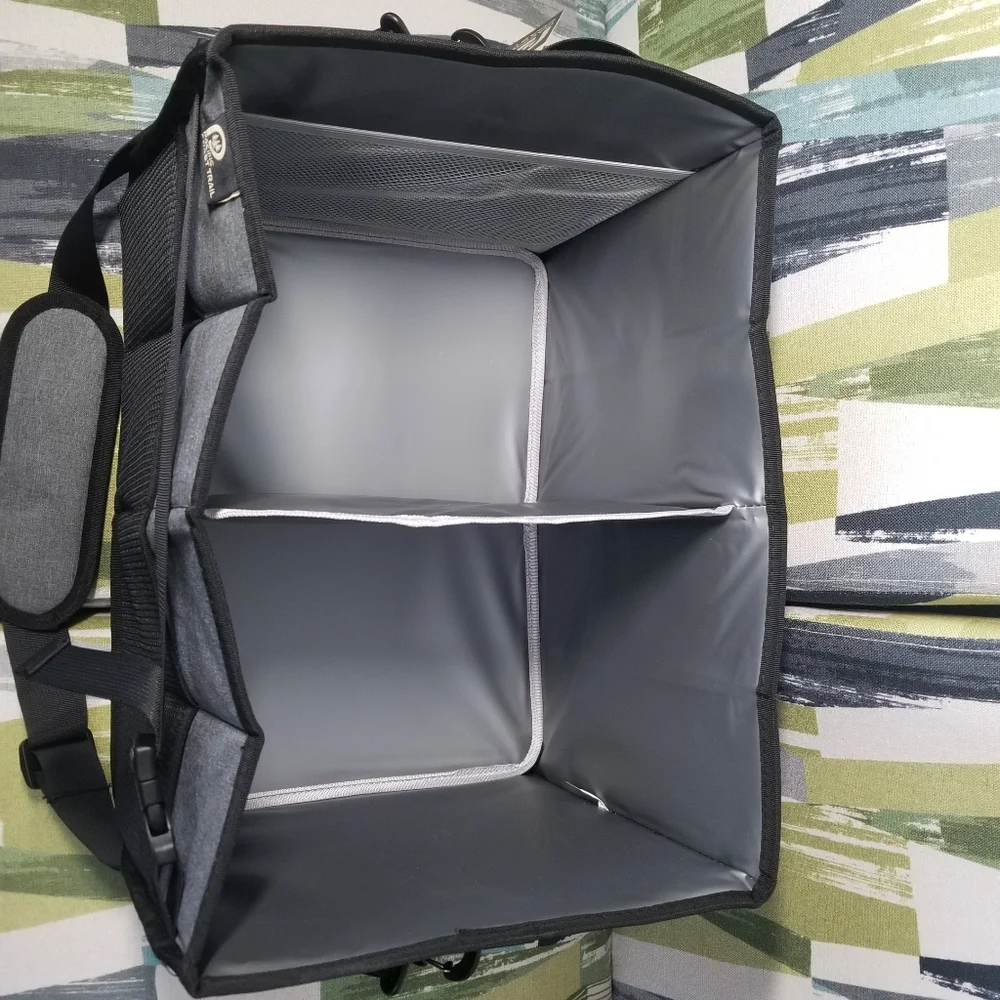 Pacific Coast Trail Portable Condiment Bag Small Car Trunk Storage Case In Gray